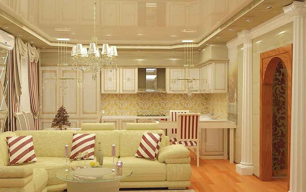Французские натяжные потолки каталог